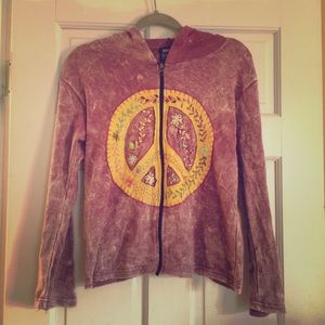 Hippy peaceful hoodie ❤️✌🏽️